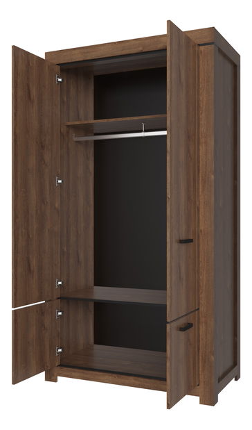 Ormar za garderobu Britt (hrast smeđi)