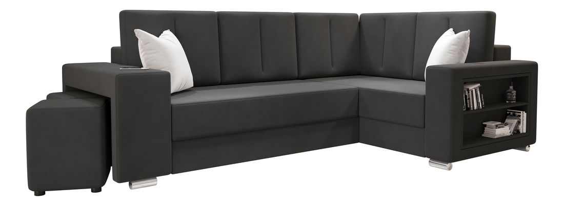 Sarok ülőgarnitúra Lush (szürke) (J)