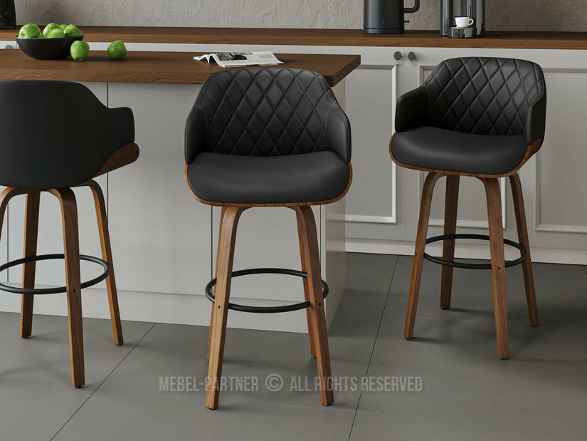 Scaun bar Samriano (negru)