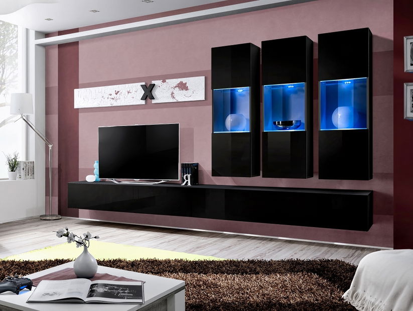 Obývacia stena Albourne 25 ZZ AI E2 (s osvetlením)