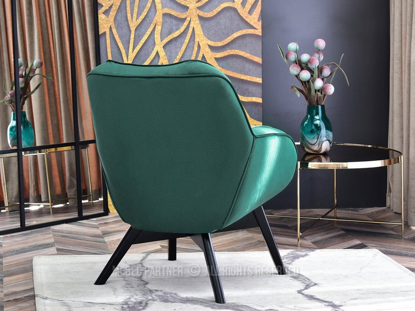 Relax fotel Merch (fekete)