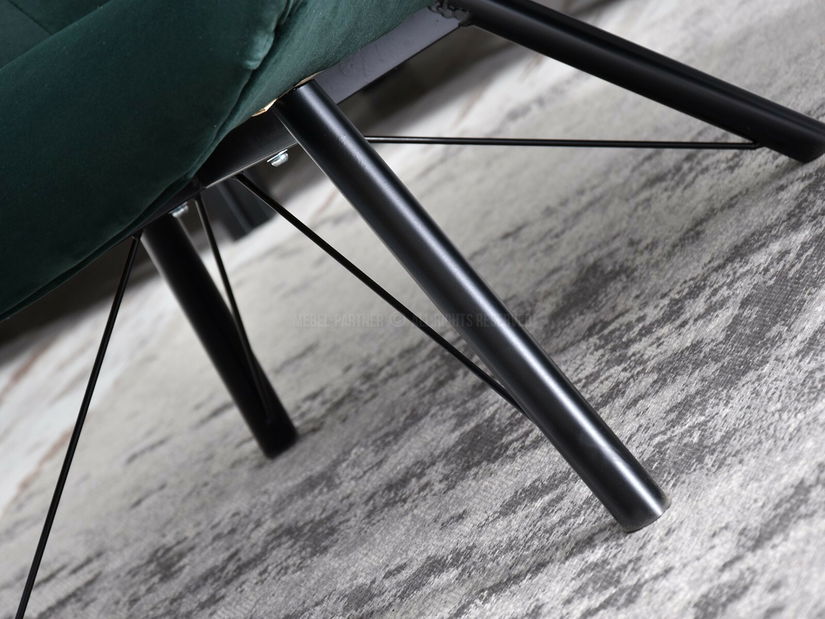 Fotoliu relax Dawntawn (verde + negru)