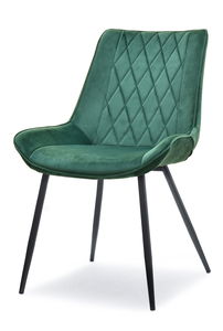 Stolička Aron (zelená + chrómová)