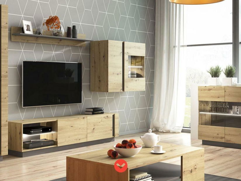 Komoda Archie 138 (grafit)