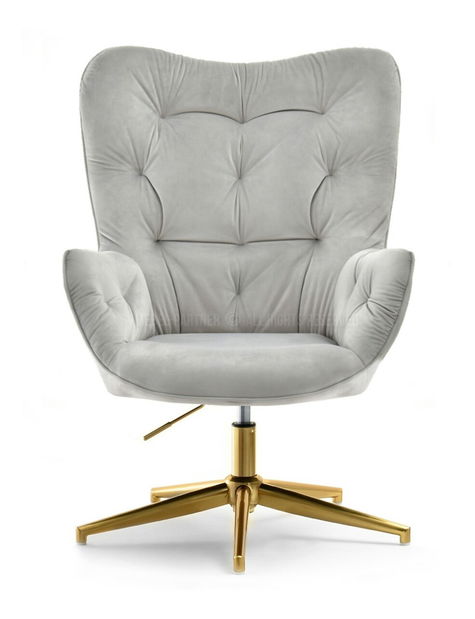 Fotoliu Meryl (gri + auriu)