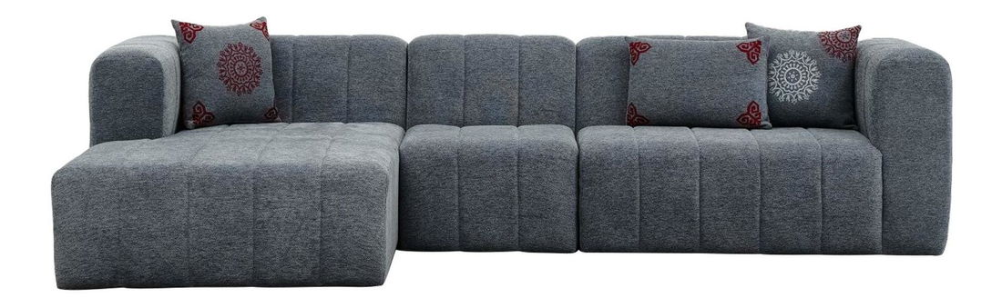 Sarokkanapé Beyzometta (B) (szürke)