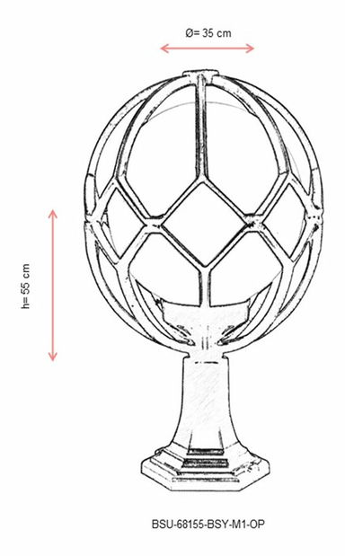Vonkajšie nástenné svietidlo Ayush (čierna + biela)