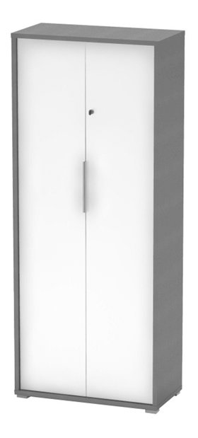 Kancelárska skriňa Tempo Kondela Rumia (grafit + biela)