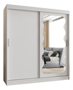 Ormar za garderobu 180 cm Spock (bijela)