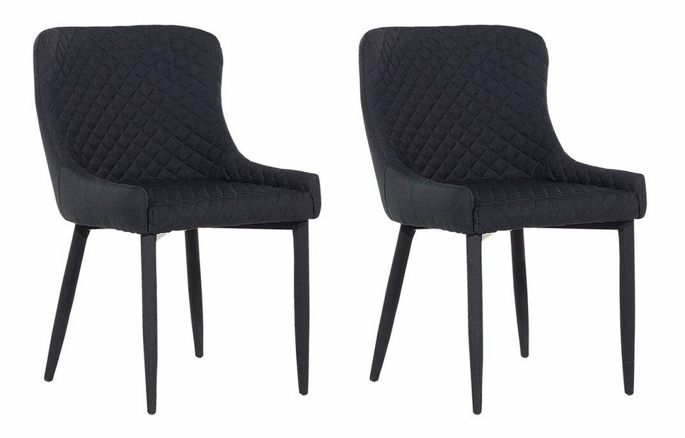 Jedálenská stolička SOHO (látka) (čierna)