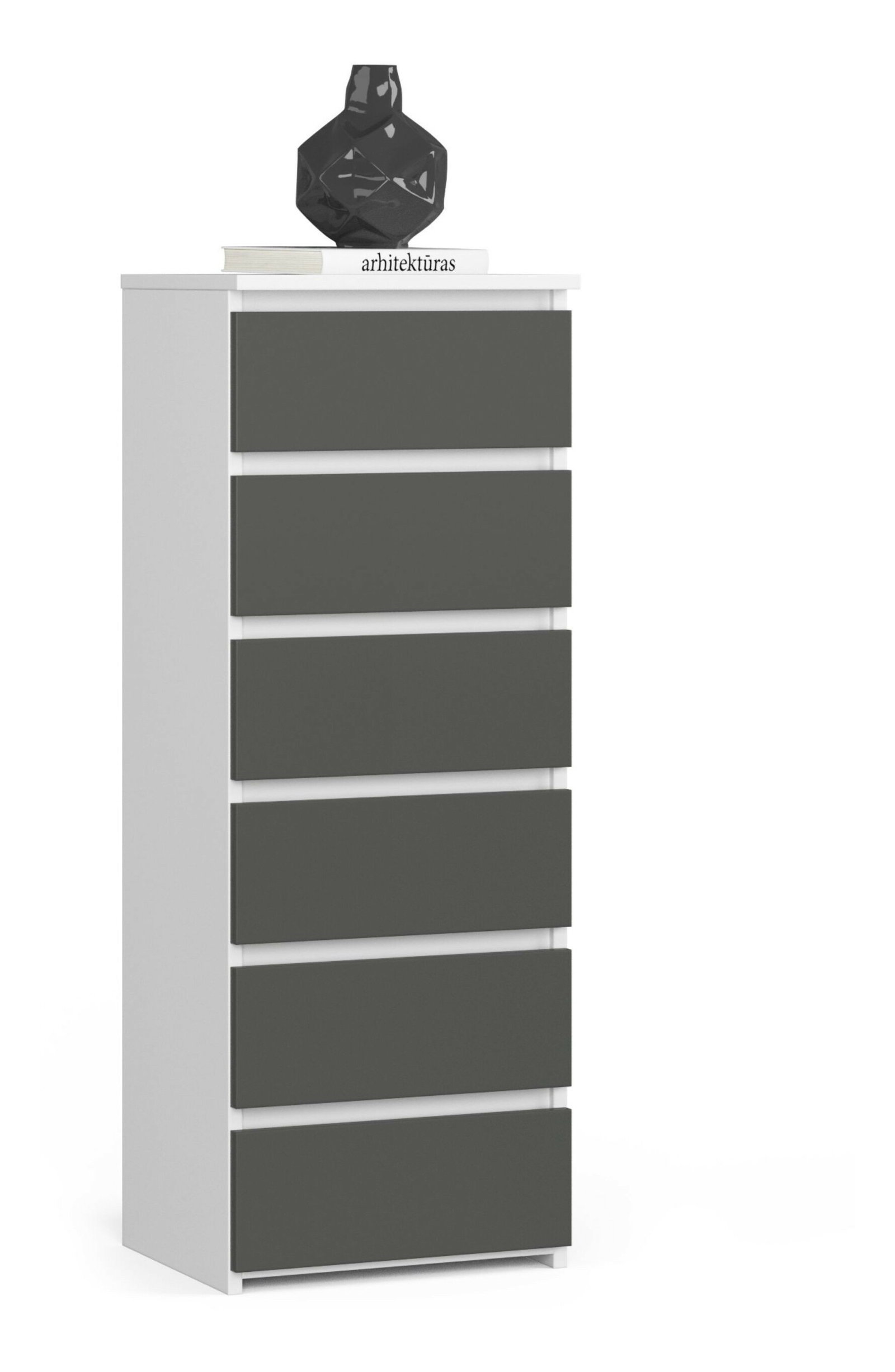 Komód Égi (fehér + grafit)