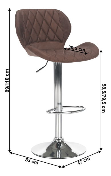 Bárszék Soffy (barna) *kiárusítás