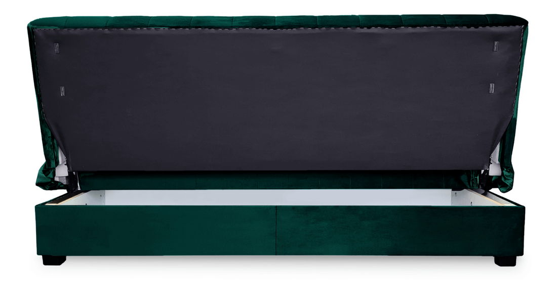 Kanapé szett (2 db.) Stigma (sötétzöld)