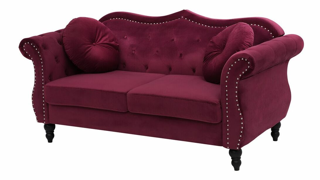 Kétszemélyes kanapé Stege (piros)