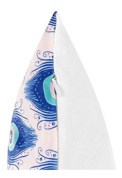 Sada 2 ozdobných vankúšov 45 x 45 cm Cerina (modrá)