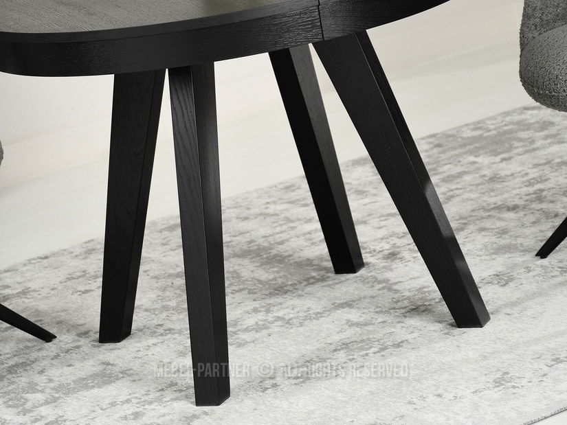 Masă sufragerie Trasladar (negru)