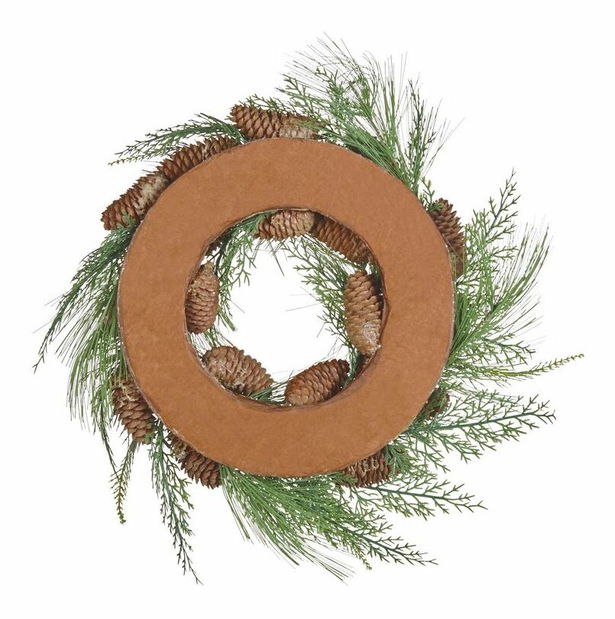 Coroniță de ușă ø 34 cm Augustino (verde)