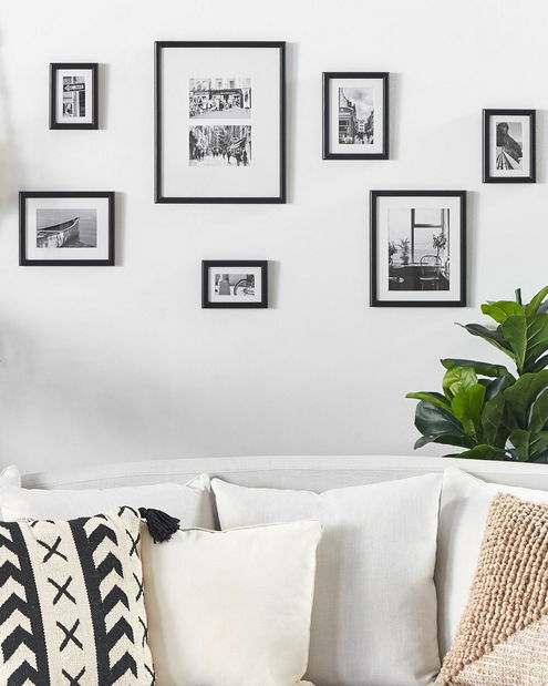 Cadru pentru fotografii 7 buc Zimbabwe (negru) 