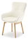 Jedálenská stolička Camisetas (krémová + dub)