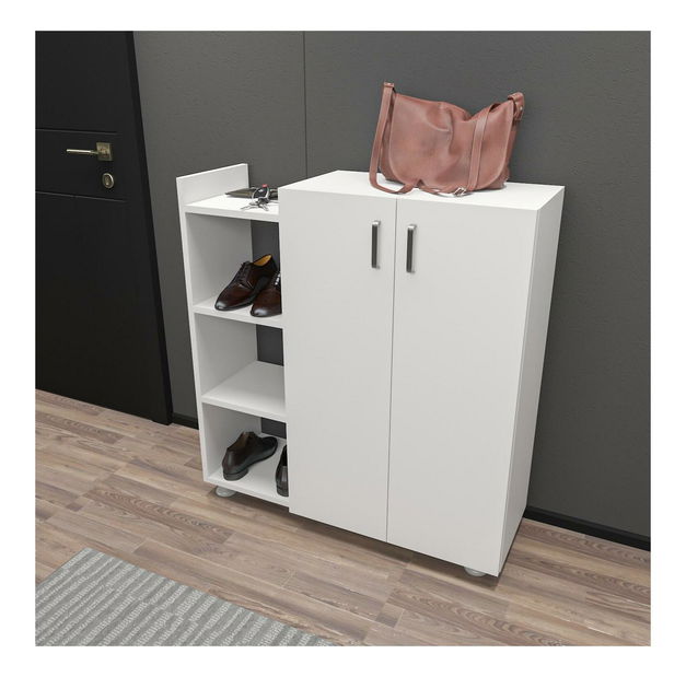 Cipősszekrény Aggia (fehér)