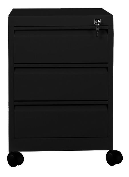 Skrinka na kolieskach Jessia 10 (čierna)