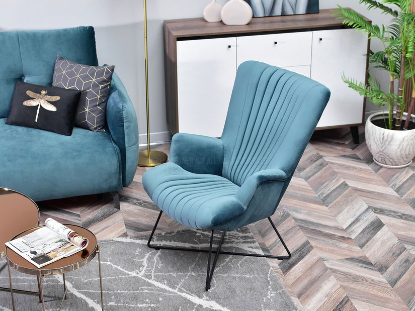 Fotoliu relax Nuttshell (negru)