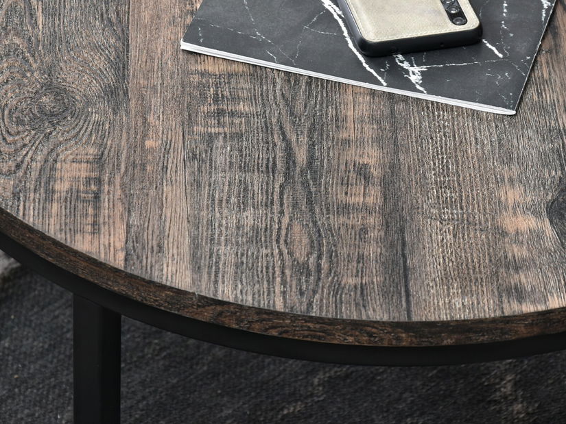 Dohányzóasztal Kolja Stolik S (tölgy + fekete)