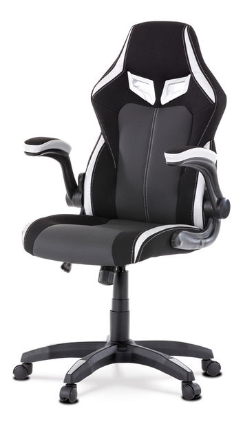 Kancelárske/herné kreslo Yzix-Y352-SIL (čierna + strieborná)