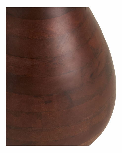 Príručný stolík Hnemira 2 (biela + tmavohnedá)