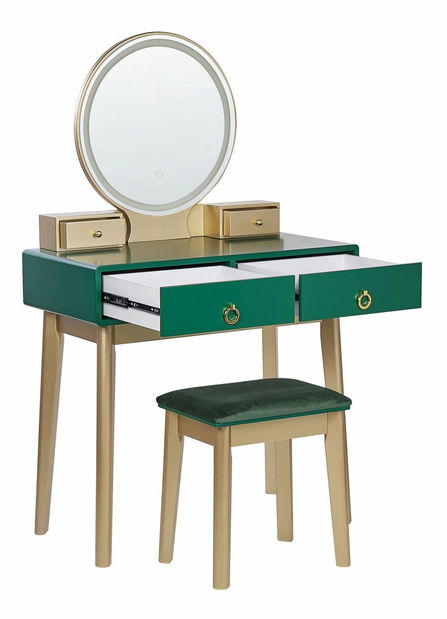 Fésülködő asztal Fedro (zöld)