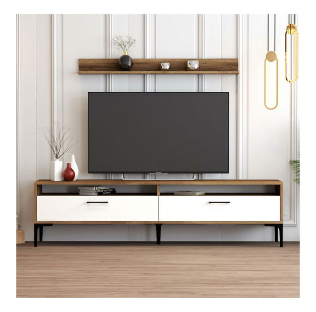 Mobilier living Irma (Alb + Nuc)
