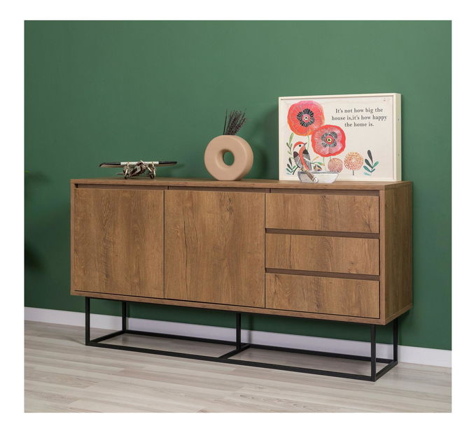 Set za dnevni boravak Laxi 17 (orah + crna)