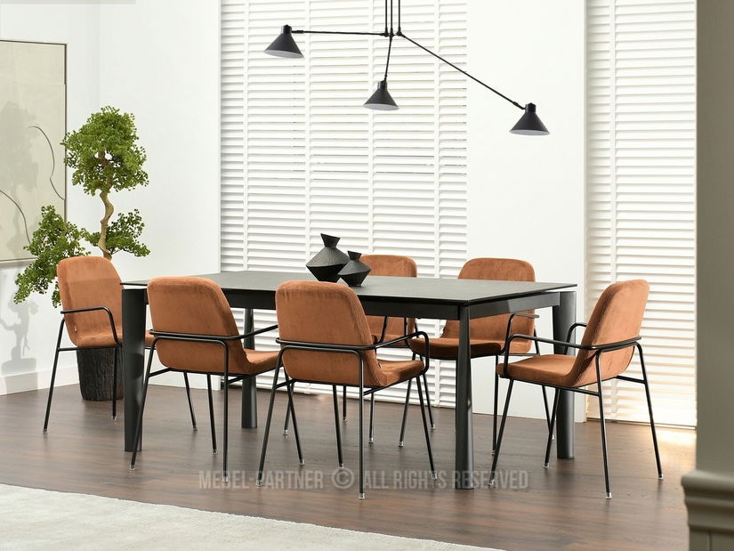 Stolička Ulrika (medená + čierna)