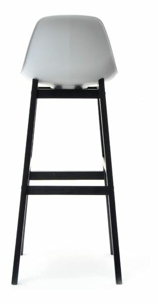 Scaun Evan (alb + negru)