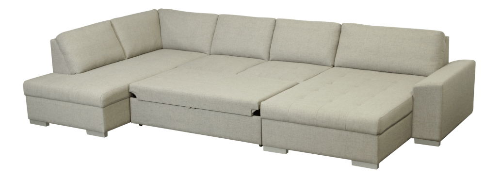 U alakú sarokkanapé Kasnara U (bézs) (B)