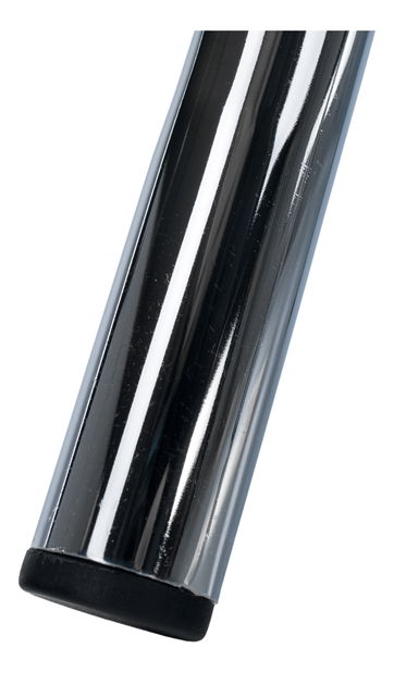 Tabure Imola (bijela ekokoža + krom) 