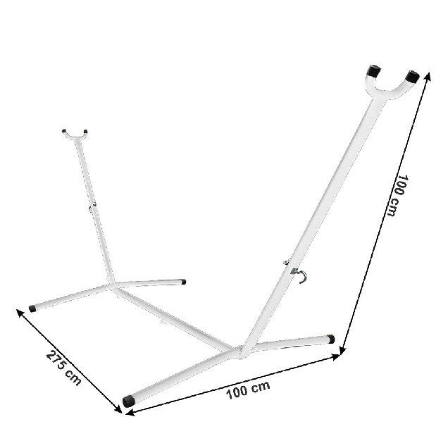 Stojan na hojdaciu sieť Olato (biela)