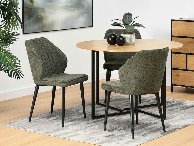 Scaun Greta K (verde + negru)