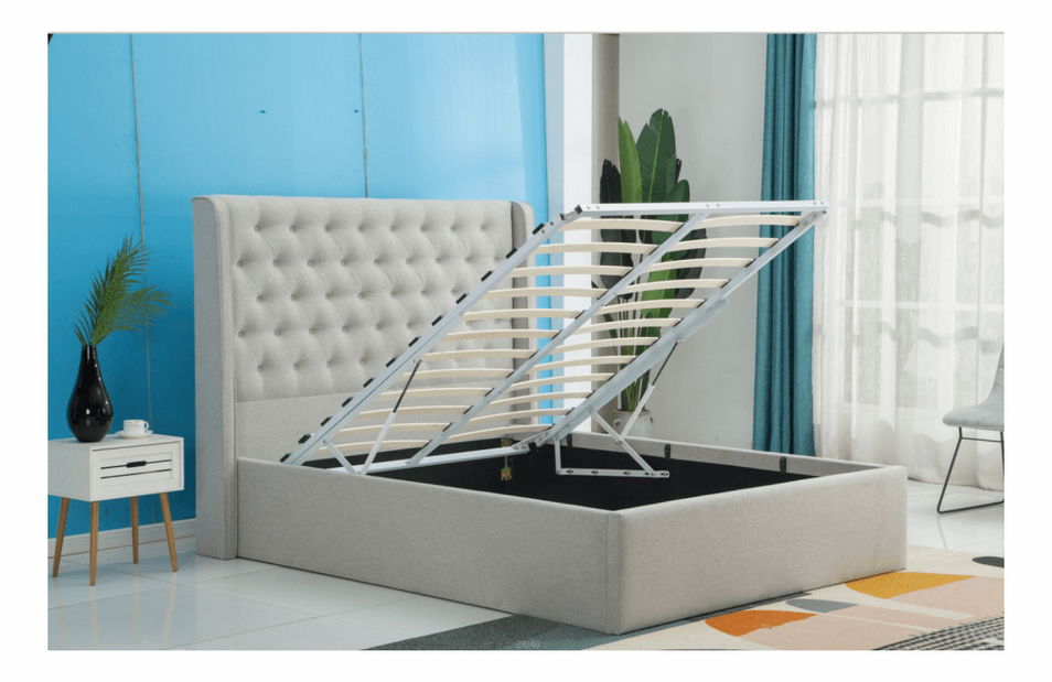 Pat matrimonial 180 cm Josefi (cu somieră)