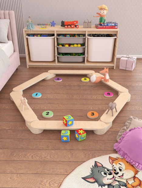 Dječja daska za ravnotežu Vonka 1 (breza)