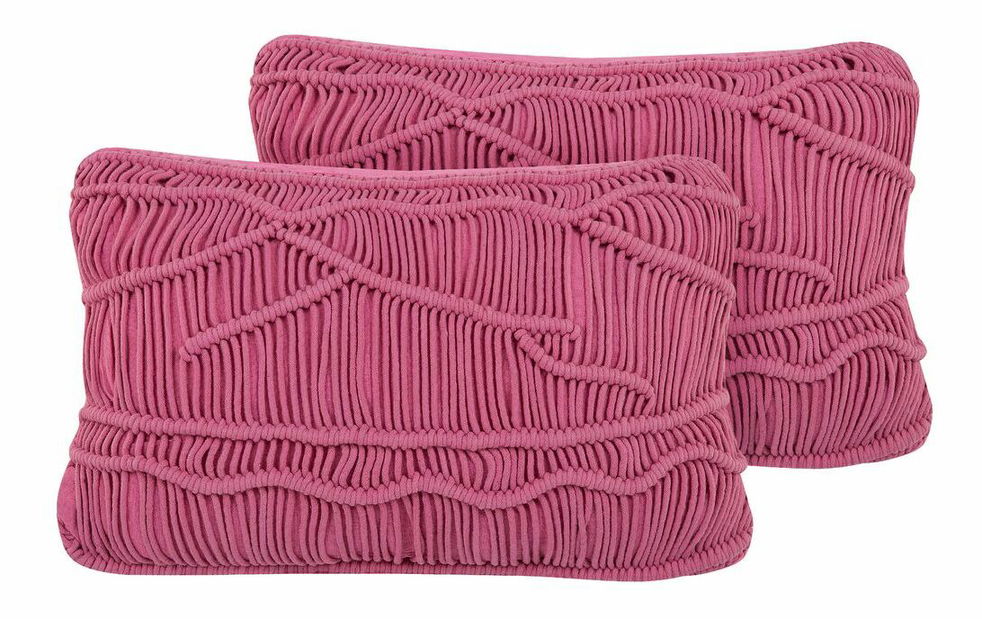 Set 2 buc. pernă 45x45 KYNETON (roz)