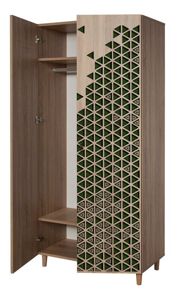 Dulap de haine Sirius 121 (Stejar sonoma)