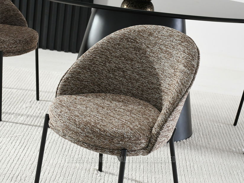 Stolička Marine (hnedá + čierna)