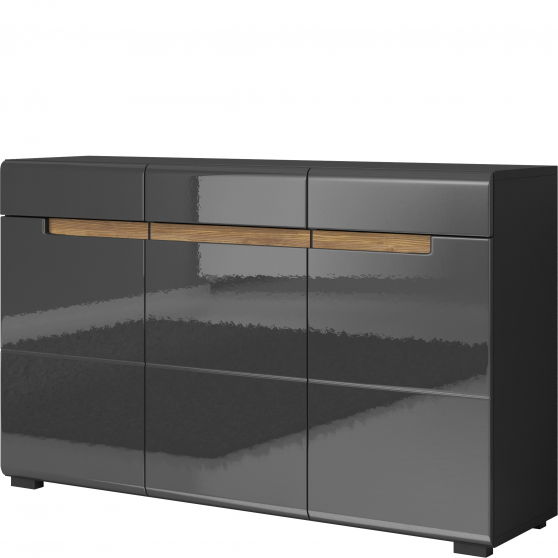 Komód Hayle Typ 42 (fehér + magasfényű fehér)