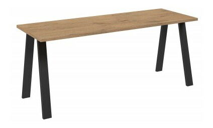 Masă de sufragerie Kermit 185x67 (stejar lancelot) (pentru 4 6 persoane)