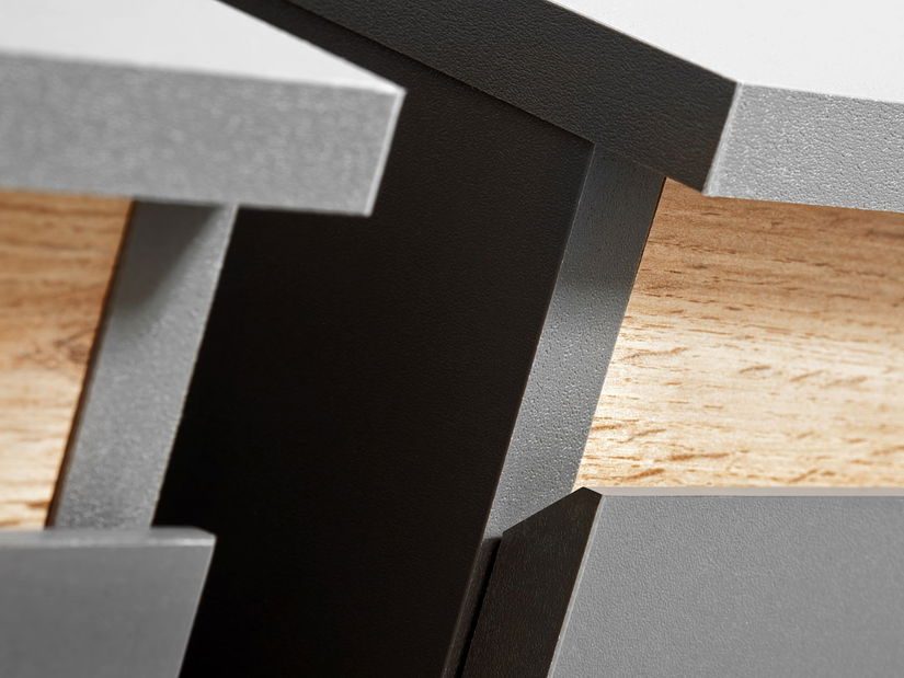 Obývacia stena Marc 29 ANWT MD (antracit + dub wotan) (s osvetlením)