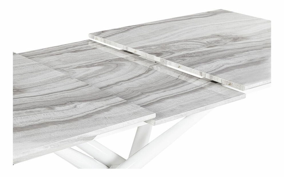 Blagovaonski stol MERRA (bijela) (za 6 do 8 osoba)