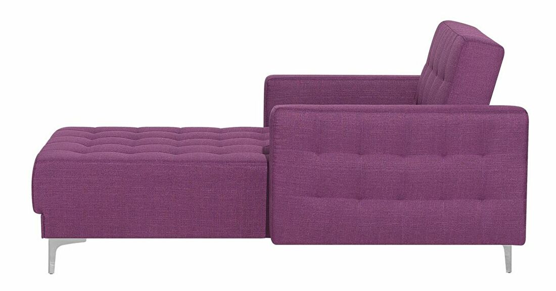 Fotoliu șezlong relaxare ABERLADY (textil) (violet)