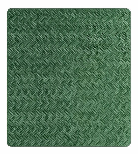 Set cuvertură pat și 2 perne 200 x 220 cm Bent (verde)
