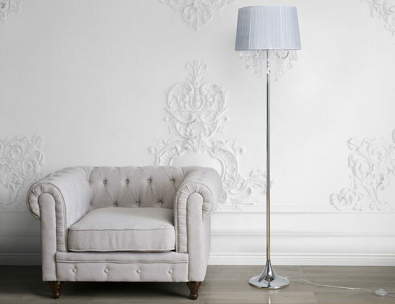 Állólámpa Evandale (világosszürke)